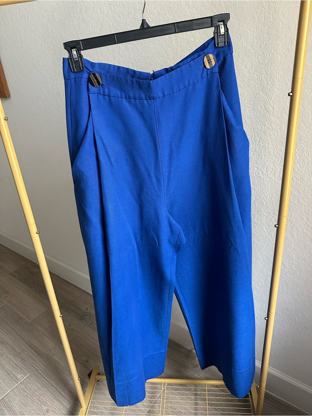 Farm Rio - Blue Wide Leg Cotton Pants - M